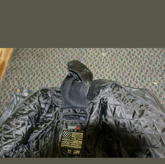 Men's Biker Leather jacket - Picture 7 of 8